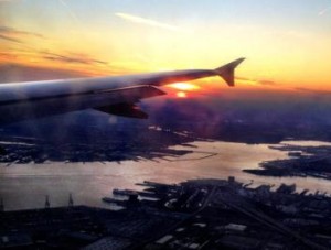 airline-sunset-view